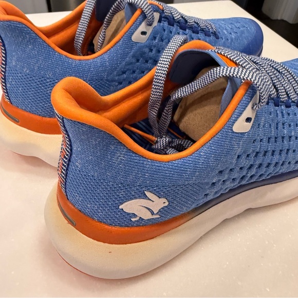 RABBIT Men’s Dream Chaser NYC Running Shoes Blue Orange Accents Sz 10M NIB main image 4